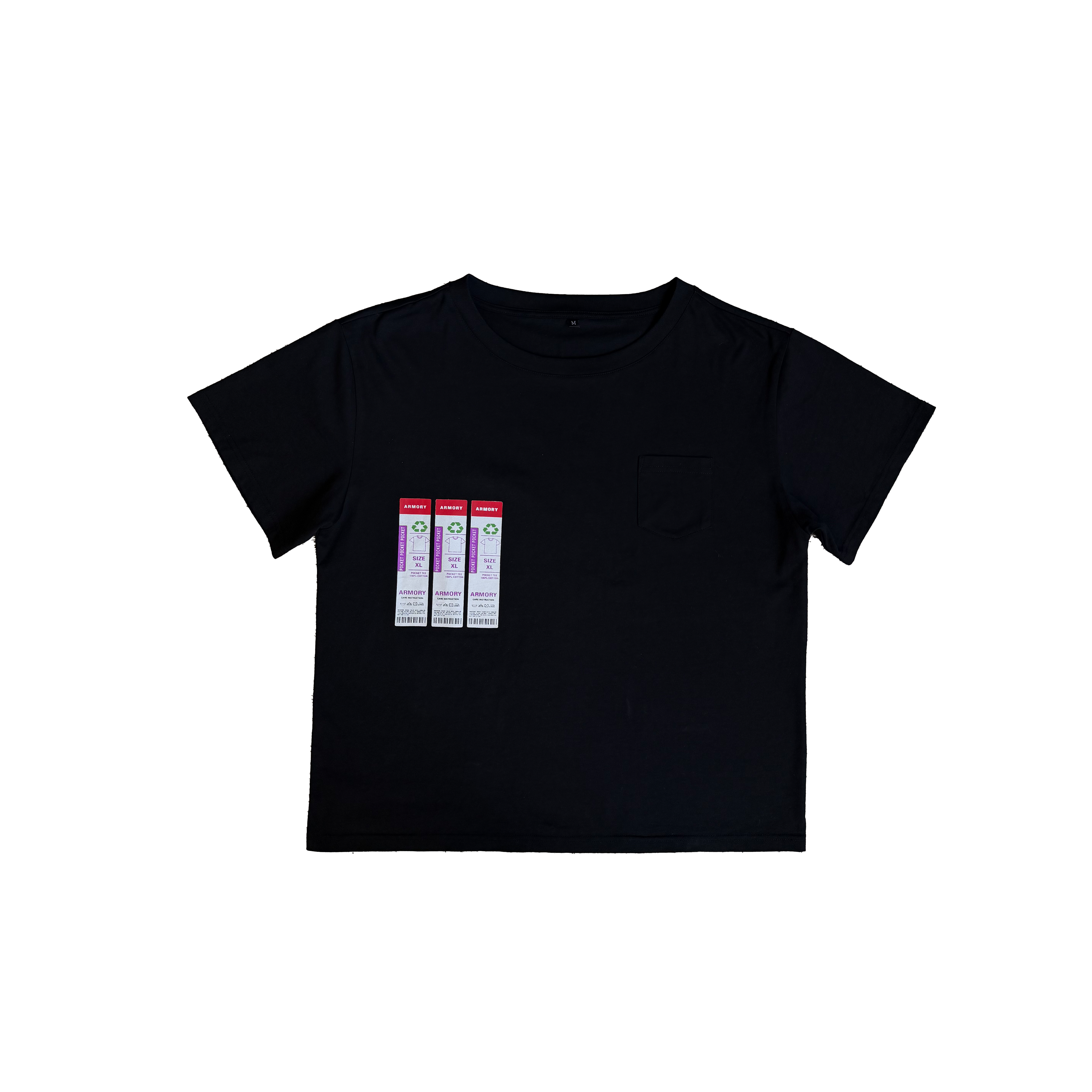 ano “size tag tee”